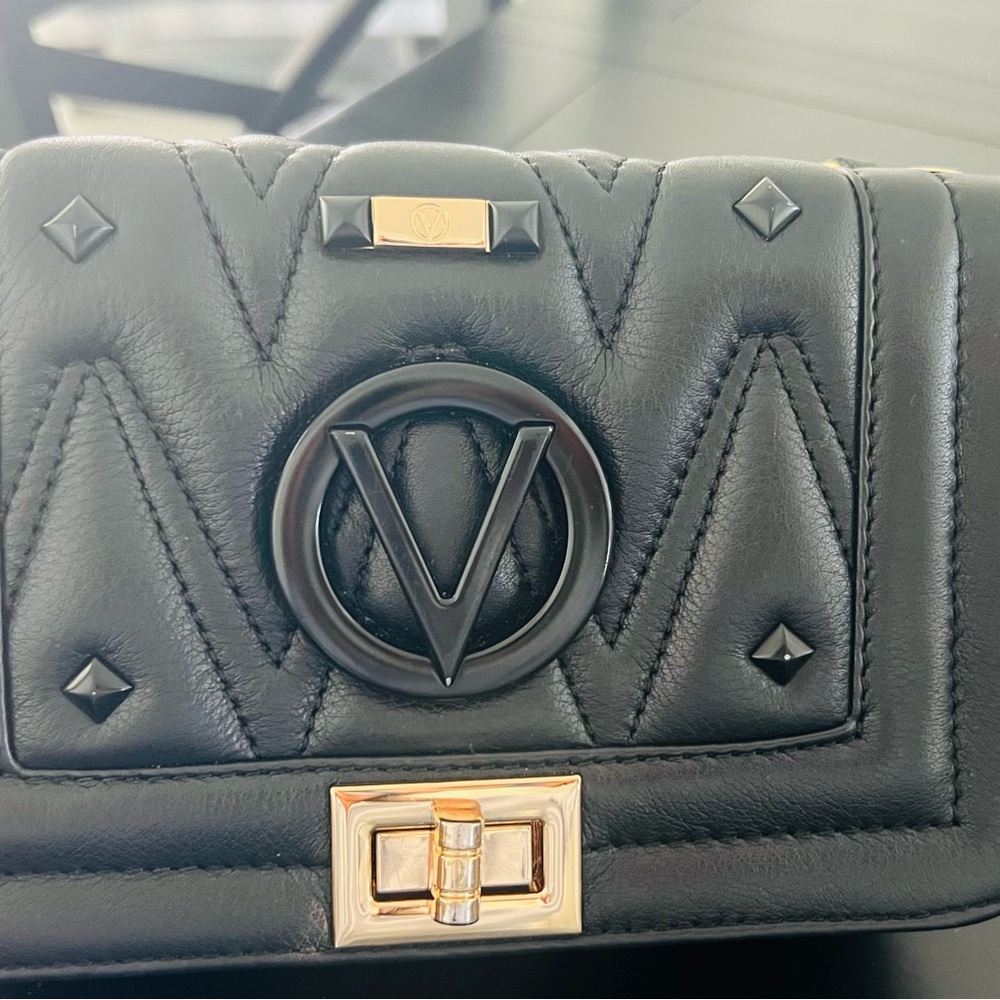 Black Designer Quilted Shoulder Bag